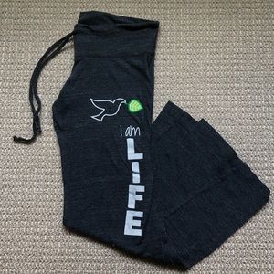 peace love world sweatpants